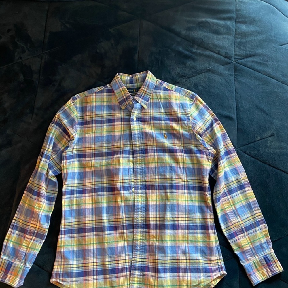 Ralph Lauren flannel collar neck